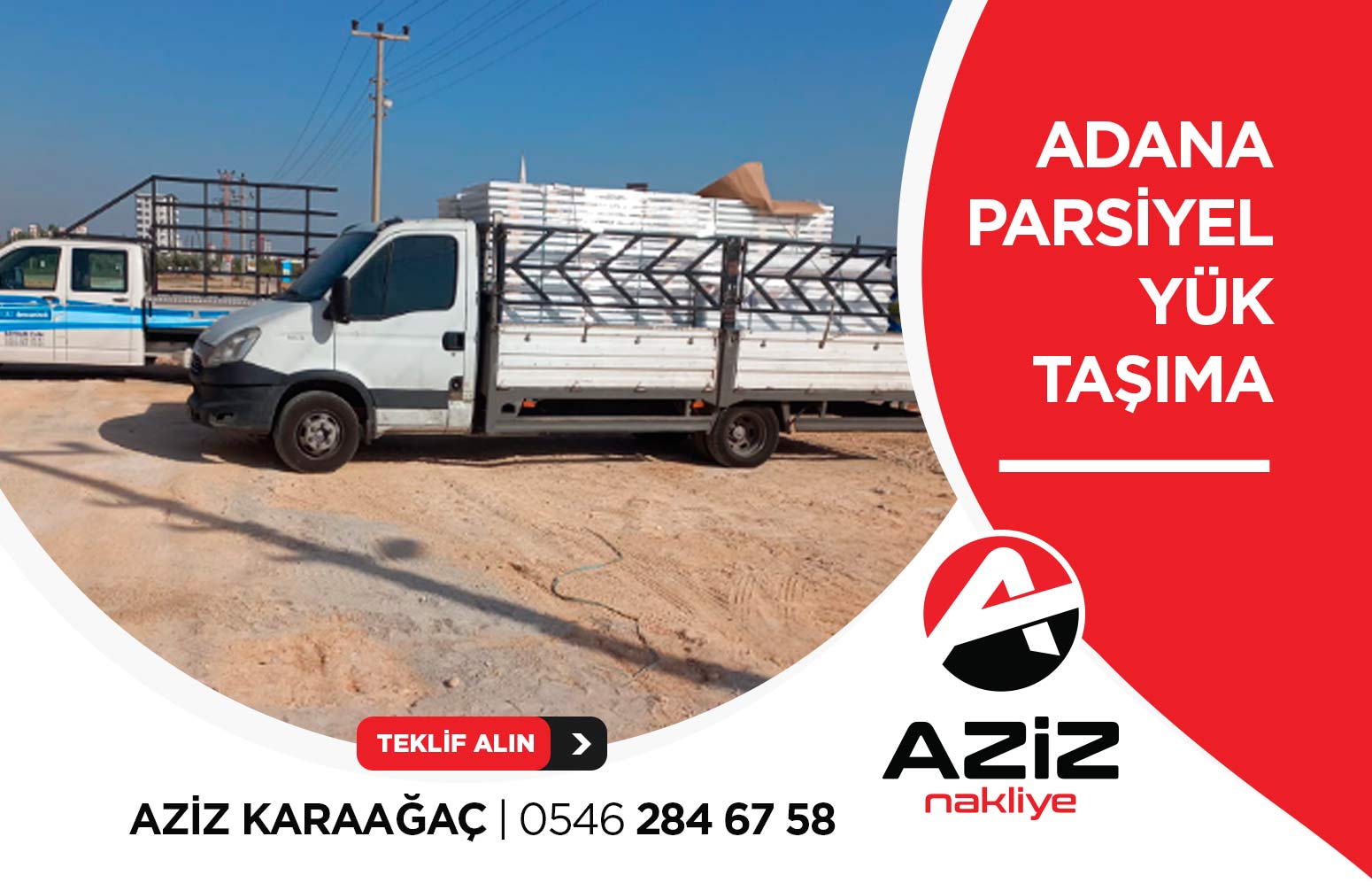 Adana Pikap Nakliye - Aziz Nakliye